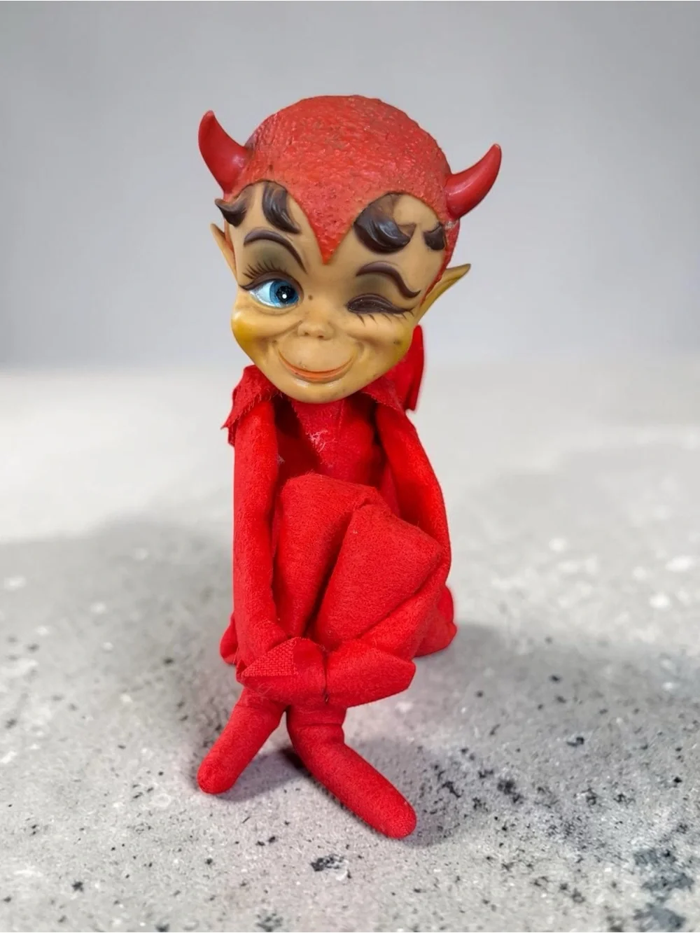 Vintage KAMAR 1969 Red Devil Knee Hugger Elf Original Tag Japan